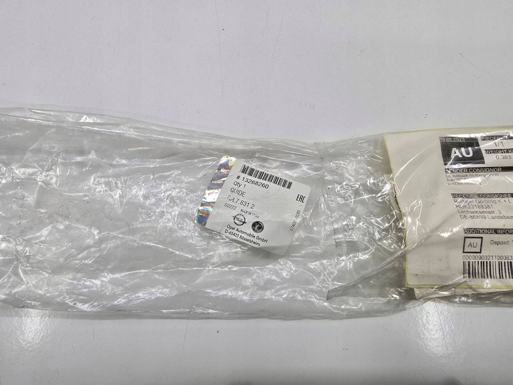 Напрямна кронштейн кронштейн середній бампера opel meriva b 10- задній oem 13268260 Київ