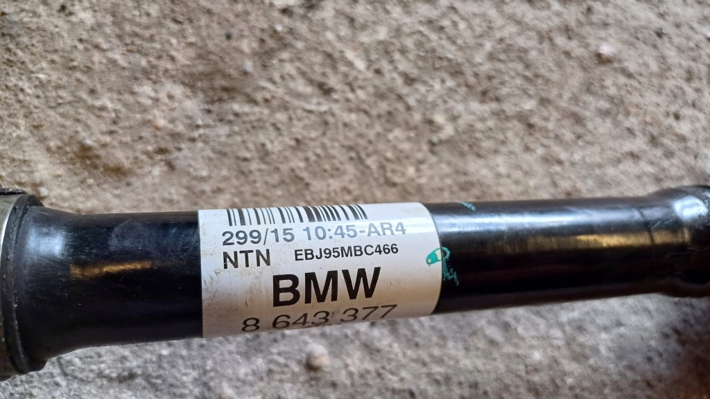 Mini cooper f55 f56 1.2 b привідний вал ліва 8643377 автоматична коробка передач Недорого