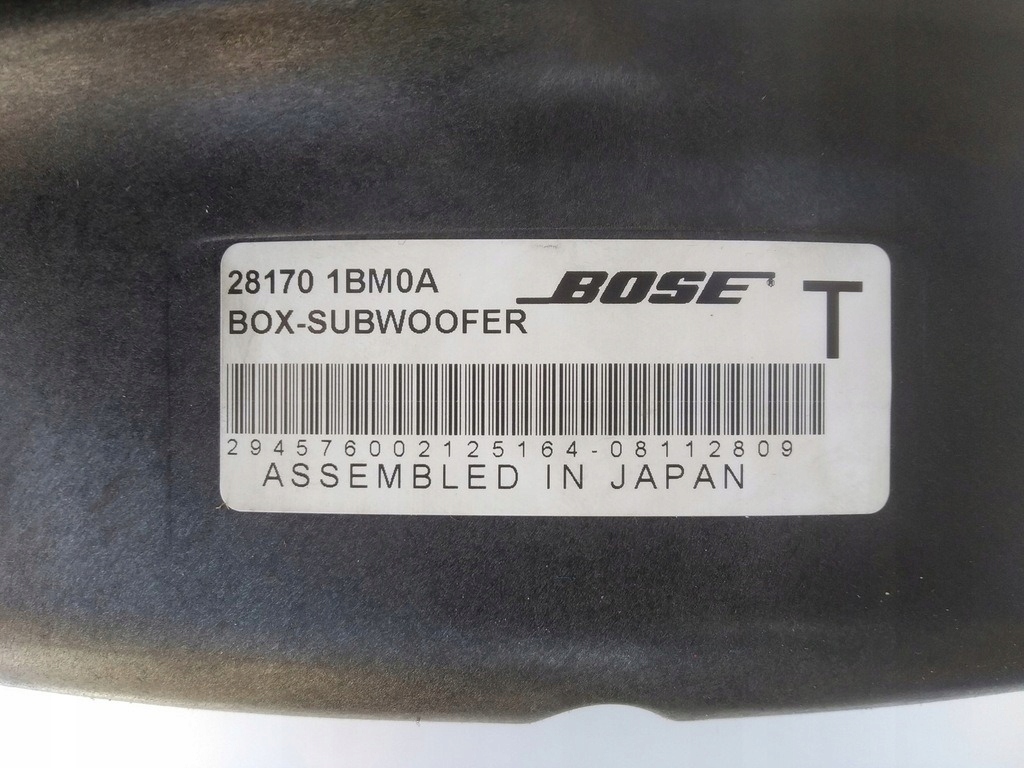 фото №5, Усилитель bose сабвуфер infiniti qx70 fx30 fx35 fx37 fx50 281701bm0a