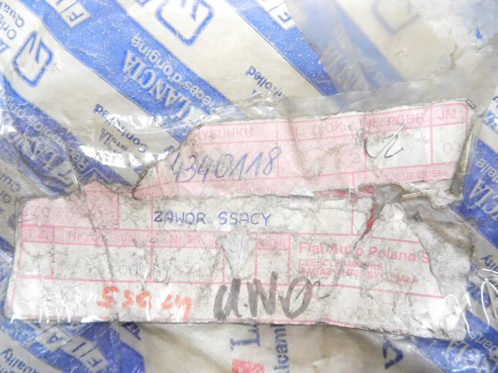 фото №9, Клапан всасывающий fiat uno оригинальный номер 4340118