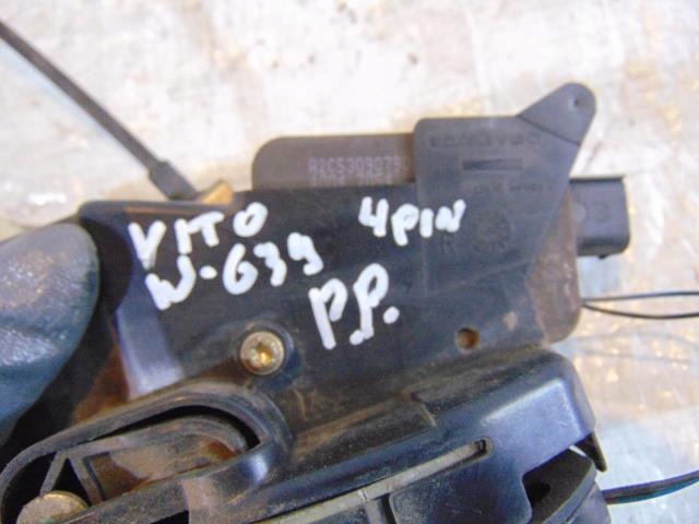фото №6, Замок дверь правый перед mercedes vito w639 4 pin