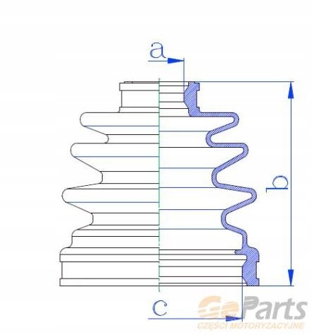фото №4, Jpn захист гумовий шарнір внутрішнього
