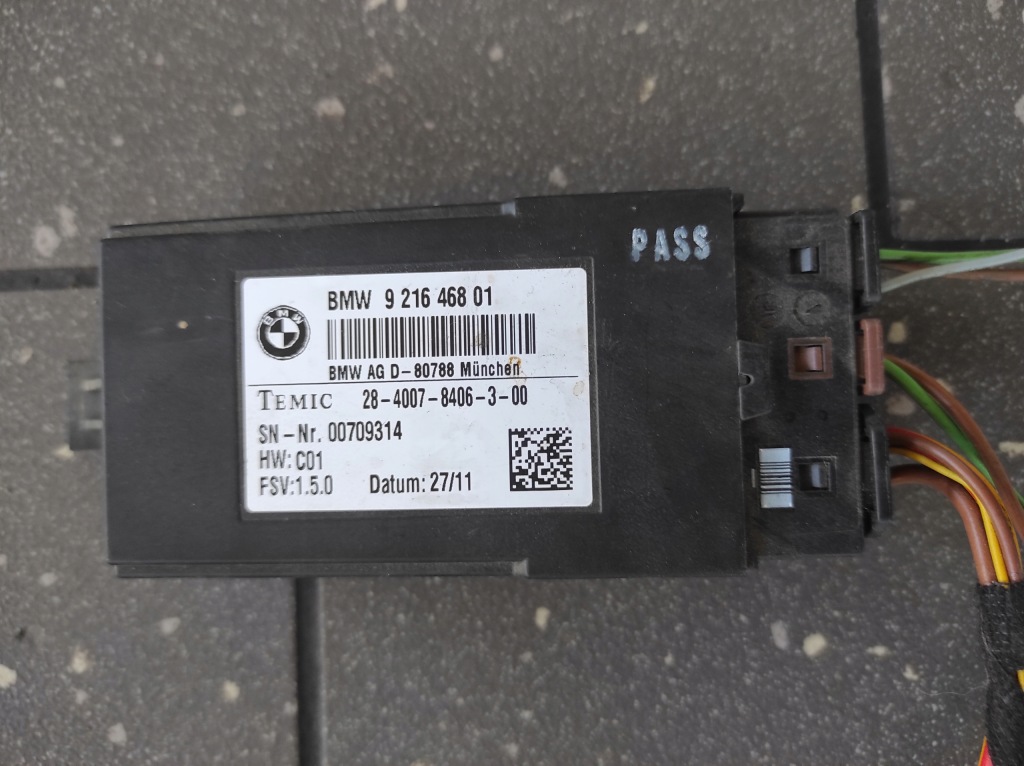 фото №1, Модуль блок керування сидіння bmw 1 f20 f21 921646801