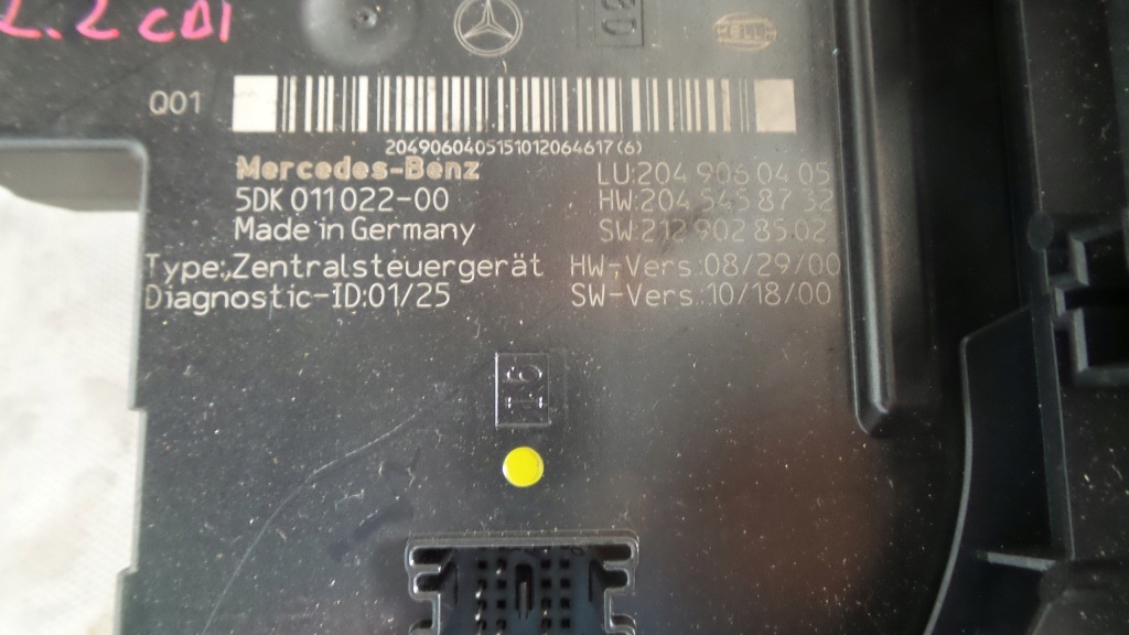 фото №6, Модуль mercedes w207 w204 2049060405 a2049060405