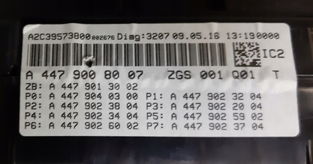 фото №9, Mercedes v-klasa w447 447 счетчик