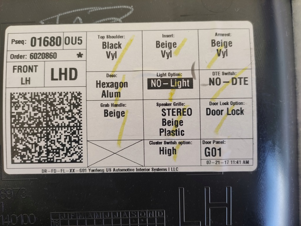 фото №9, Обшивка обивка дверь салон bmw x3 g01