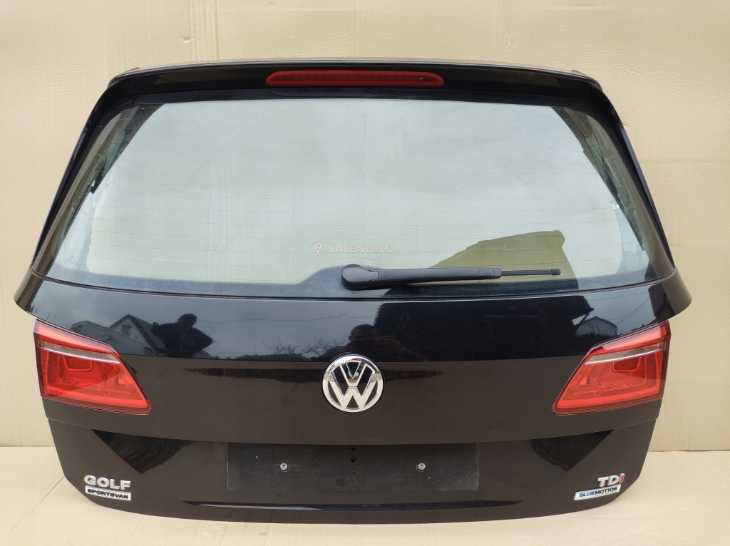 фото №1, Крышка багажника задняя задняя vw golf 7 vii sportsvan 2015 eu целая