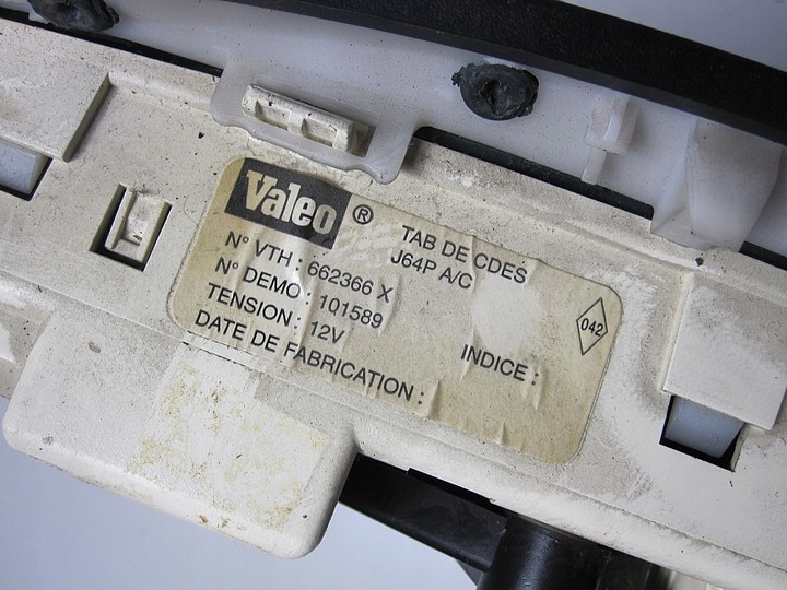 фото №6, Панель кондиціонера renault megane scenic 92r