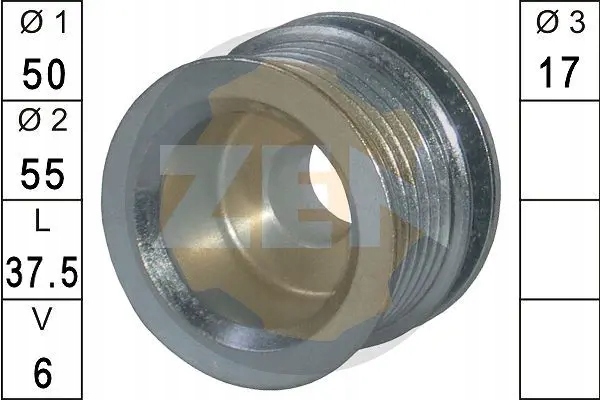 Шкив генератора zn5352 era Цена