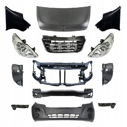 фото №1, Renault master iii 3 2010-2014 kompletny перед pas