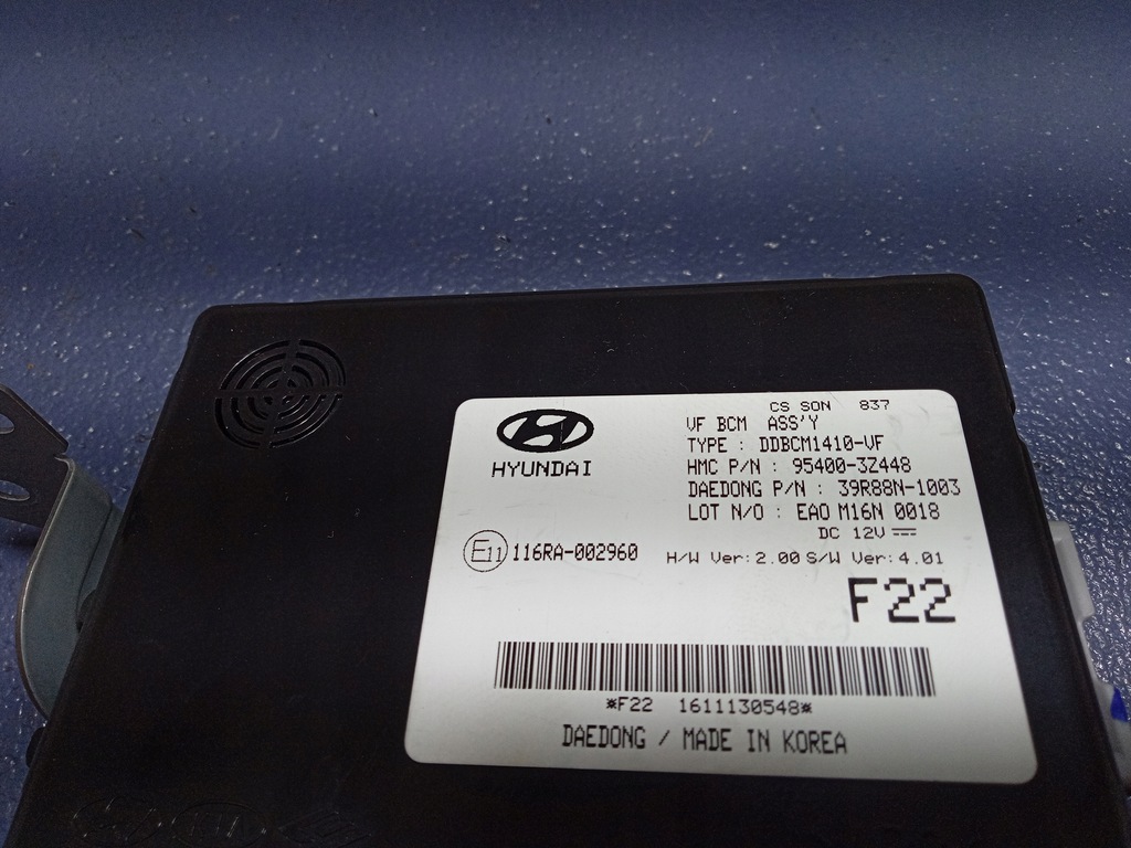 фото №4, Hyundai i40 блок управления bcm 95400-3z448