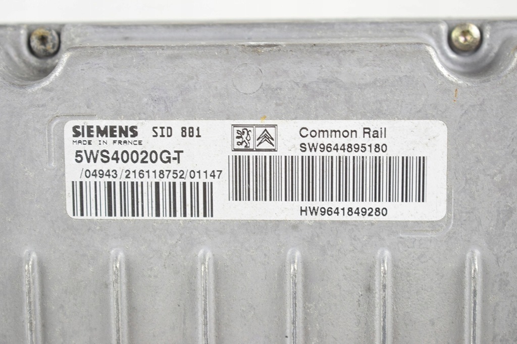 фото №5, Бортовий комп'ютер блок керування peugeot 9641849280