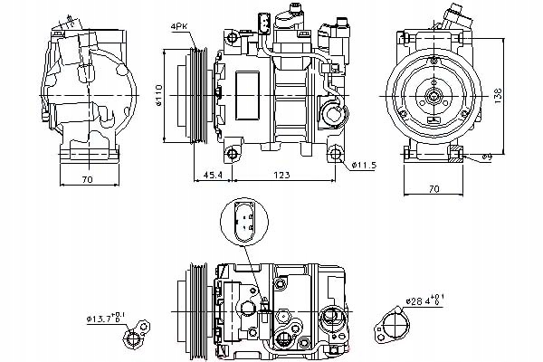 фото №1, Nissens 89049 компрессор, кондиционер