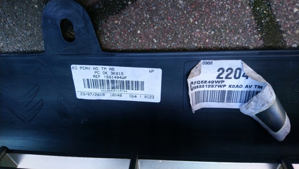 фото №9, Бампер перед передній opel vivaro c jumpy expert