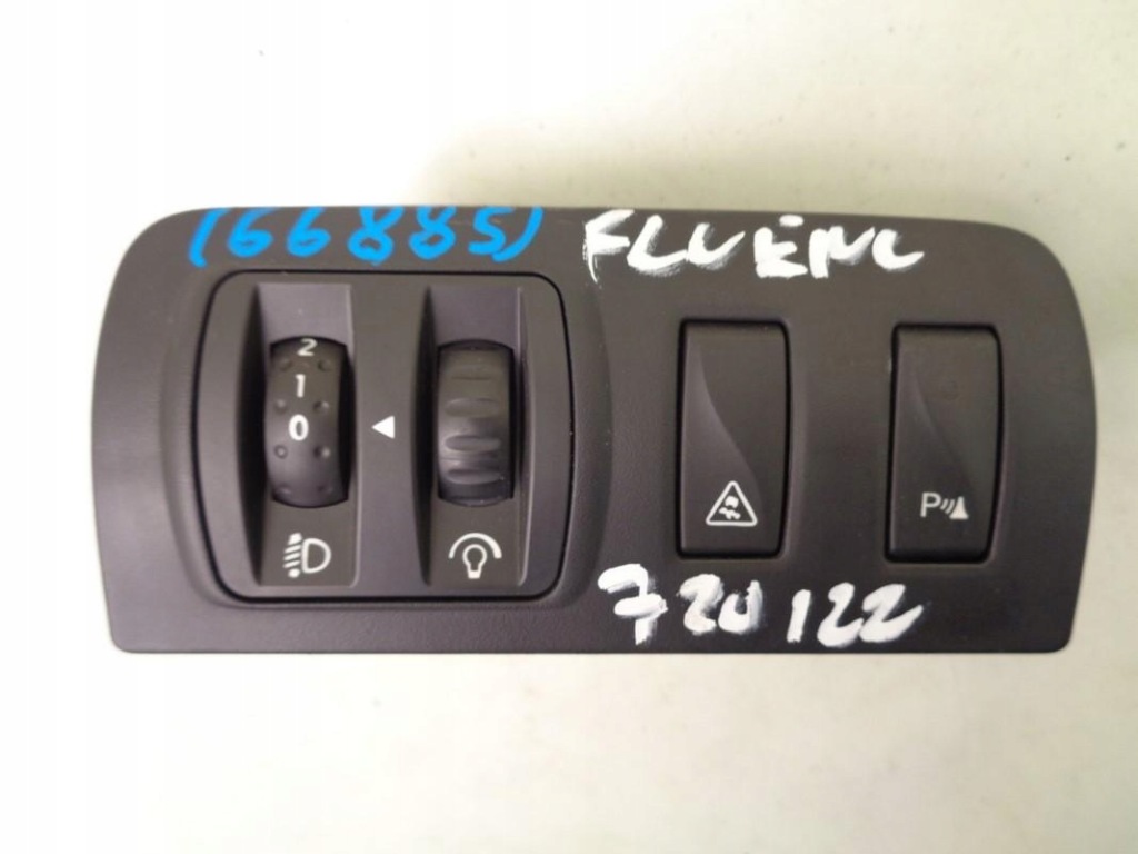 фото №1, Регулировка света панель renault fluence 1.5d 12r