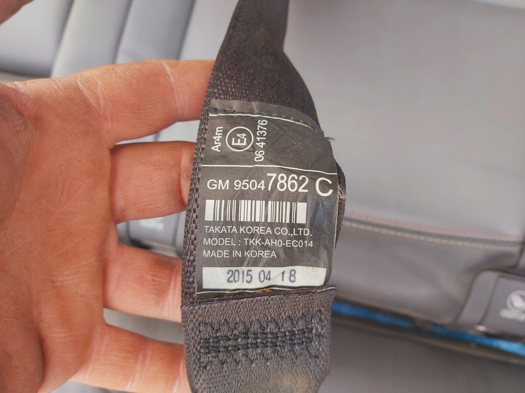 фото №7, Opel-części mokka заднє сидіння задня сидіння задня шкіра