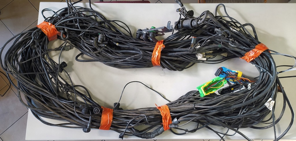 фото №1, Scania r 420 комплектная электропроводка рамы жгут проводка провода разъём