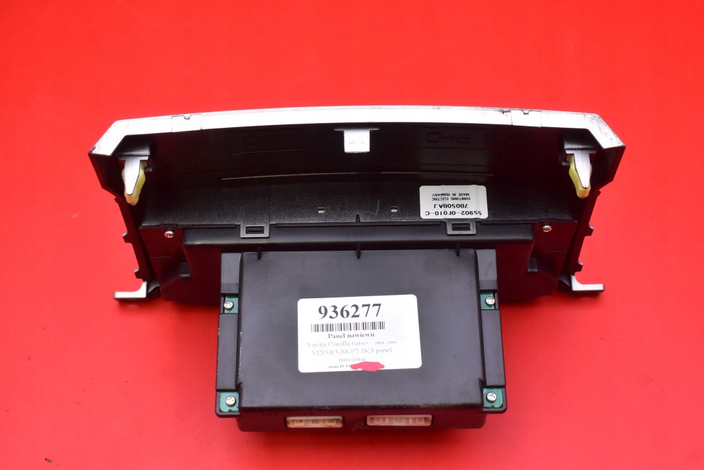 фото №7, Панель управление обдув кондиционер 55900-0f020 toyota corolla verso 2 ii 04-09