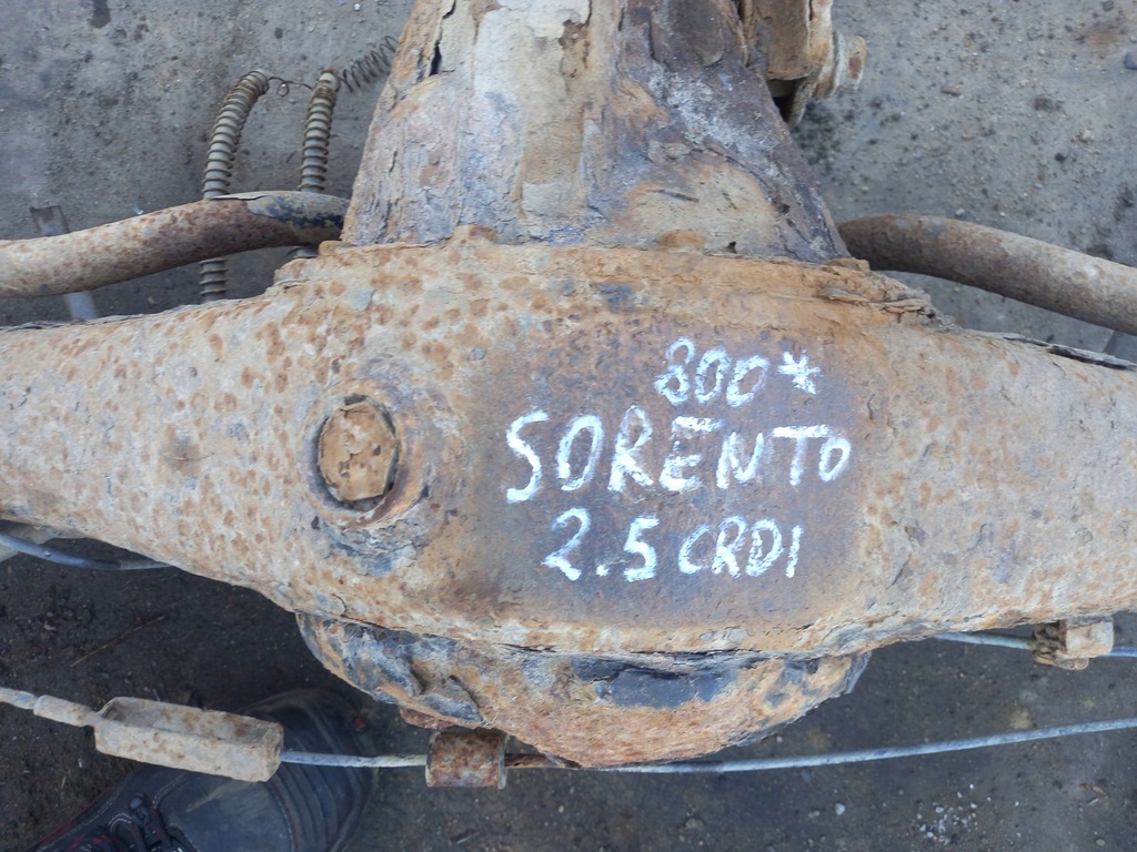 фото №8, Задняя oś подвеска мост задняя дифференциал kia sorento 2.5 crdi