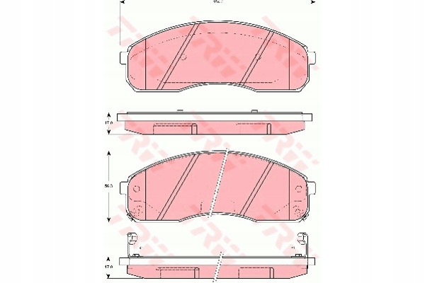 фото №14, Гальмівні колодки гальмівні trw gdb3301