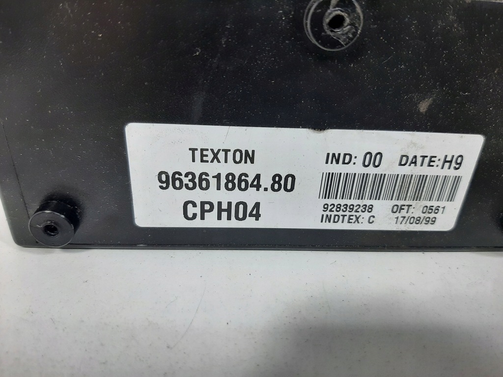 фото №9, Peugeot 306 lift 1.4 99r набор стартовый блок управления двигателя bosch 0261206211