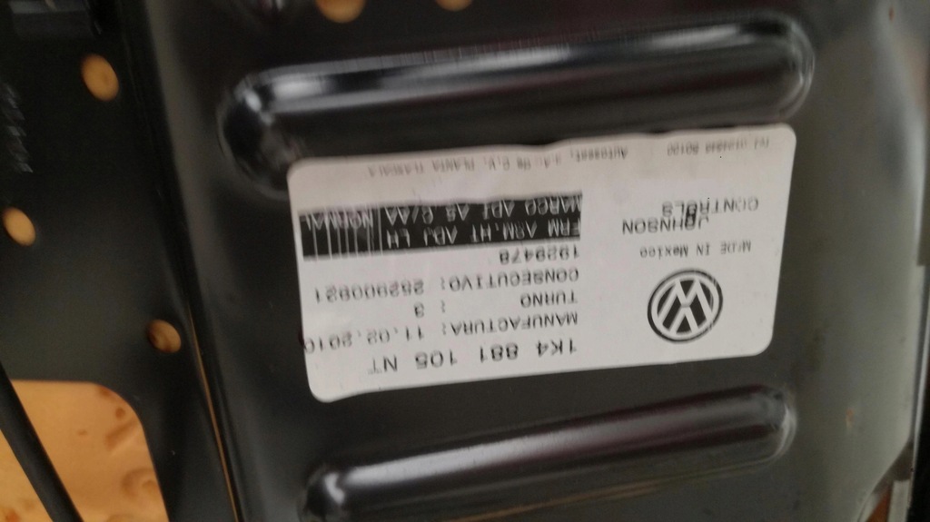 фото №10, Vw golf vi сиденье сиденья шланг передние правый левый