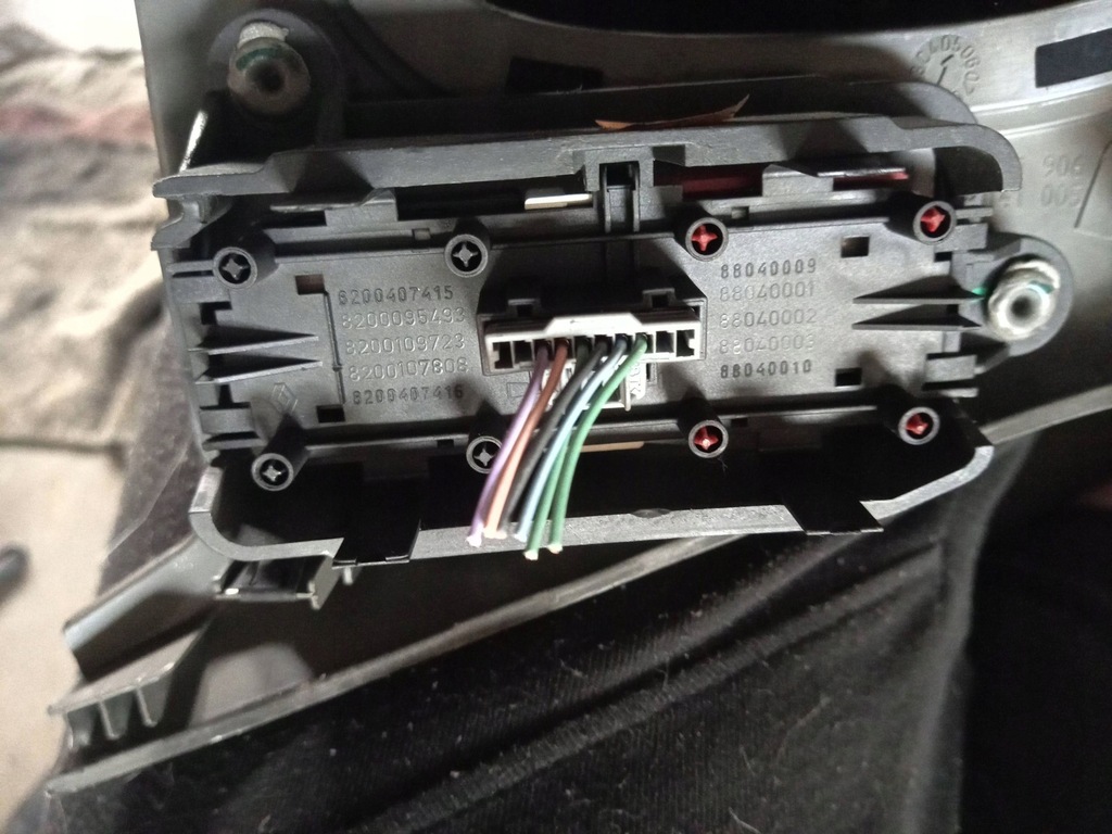 фото №9, Renault scenic ii grand ii 2005 рамка тяга перемикання передач 8200141005