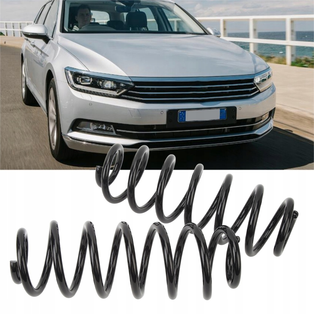 фото №8, 2 szt. пружина гвинтова заднього підвіска