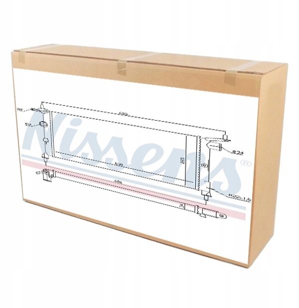 Купить Nissens 632851 радиатор, система охлаждение двигателя