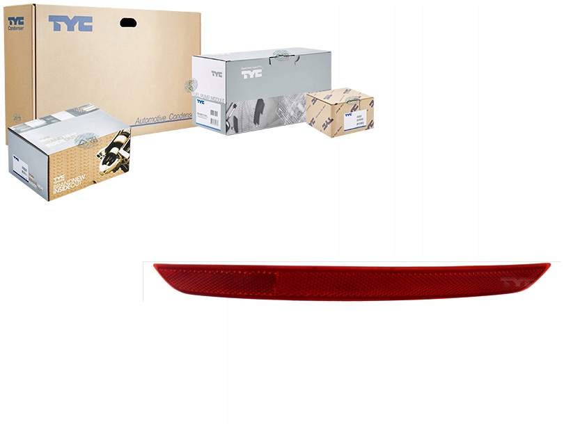 фото №1, Свет отражающий задняя l vw caddy iv 05.15-12.19 tyc