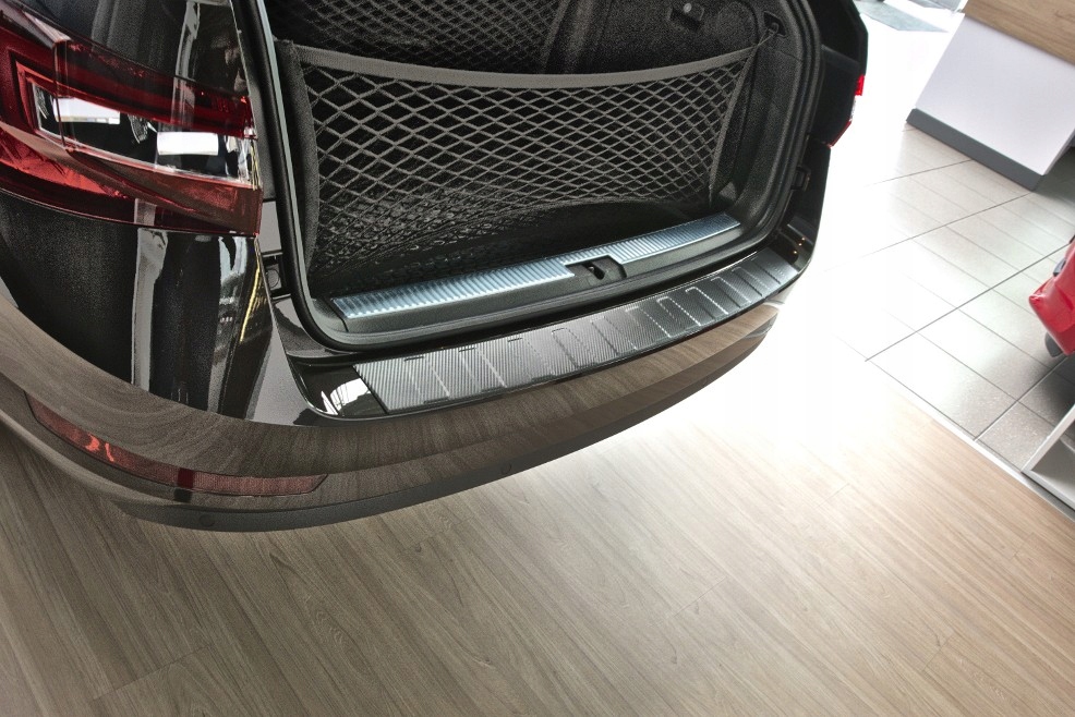 Накладка бампера seat leon 5f 13- kombi карбон в Україні