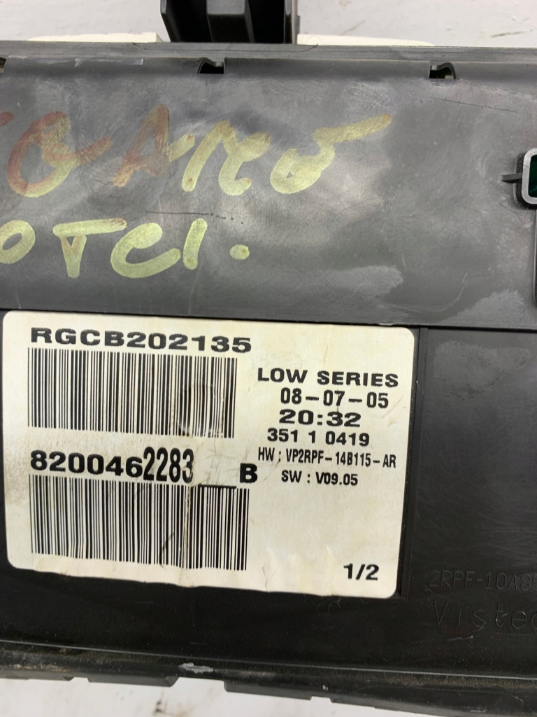 фото №5, Лічильник приладова панель 8200462283b renault