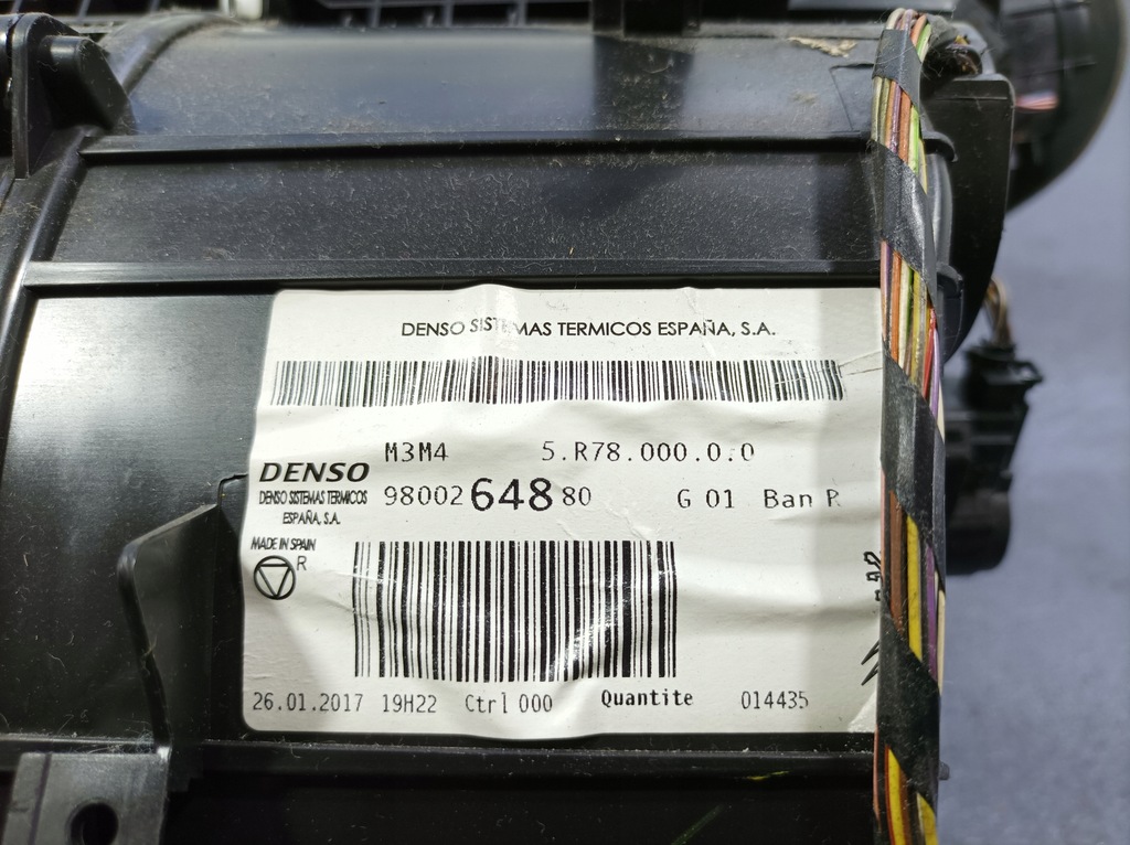 фото №12, Peugeot 301 lift отопитель воздуходувка кондиционер 9800264880