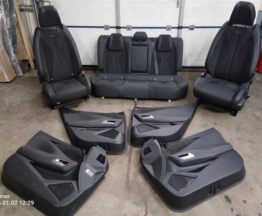 фото №1, Сидіння заднє сидіння обшивки двері citroen ds4 ii 21- alcantara performance