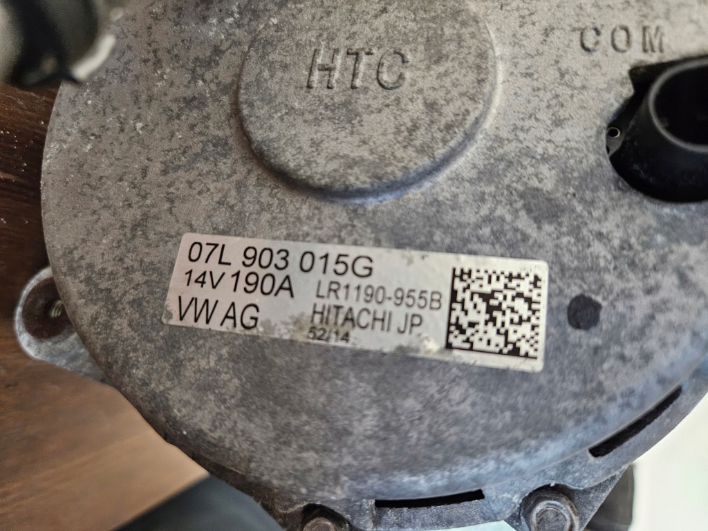 фото №3, Генератор audi r8 4s 07l903015g