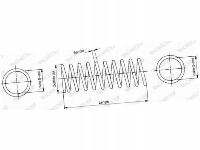 фото №2, Пружины задняя monroe sp0571