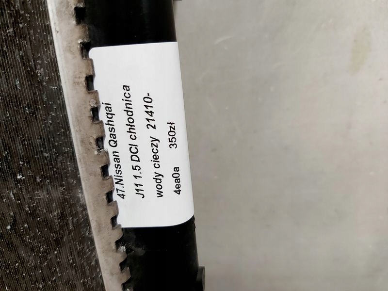 Nissan qashqai 2 j11 1.5 dci радіатор води рідина 21410-4ea0a Зі Шроту