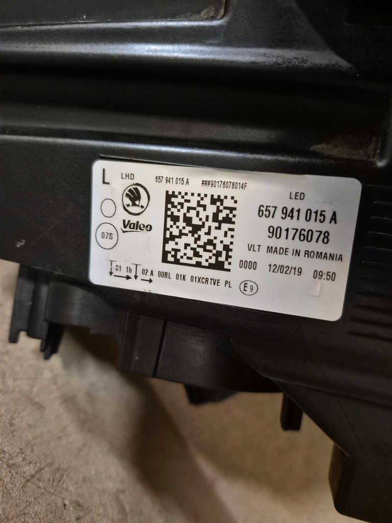 фото №5, Skoda scala лампа фара led лівий лівий europa 657941015a