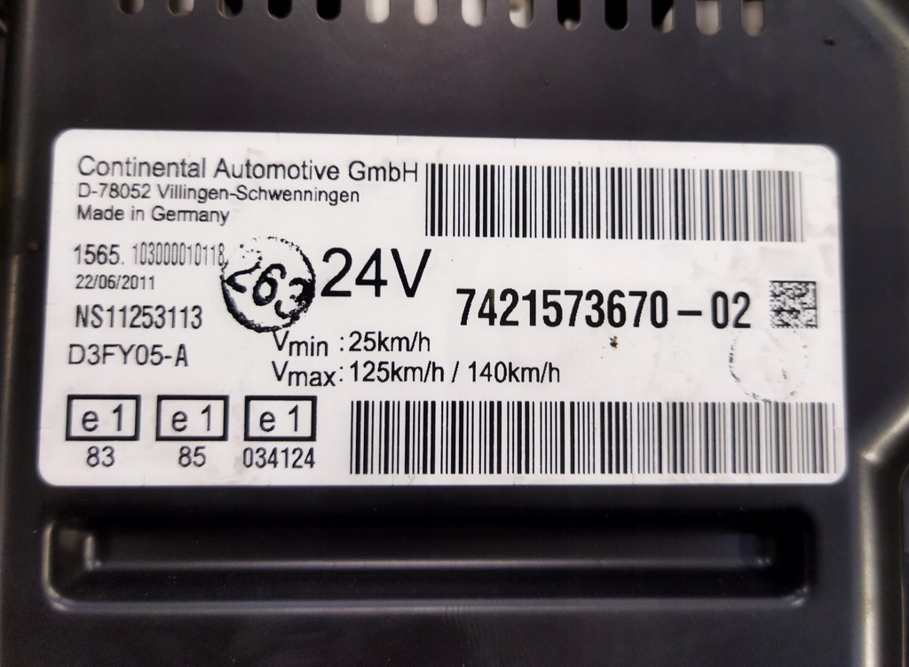 фото №3, Лічильник приладова панель renault magnum magnum dxi