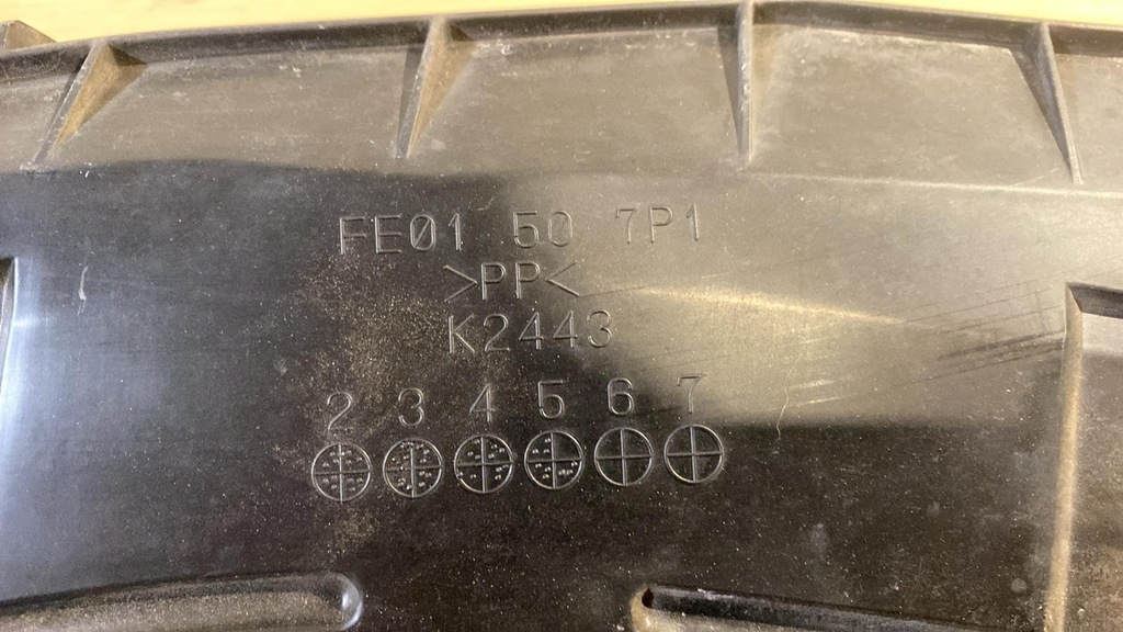 фото №4, Mazda rx-8 rx8 защита жабо левая жабо fe01507p1