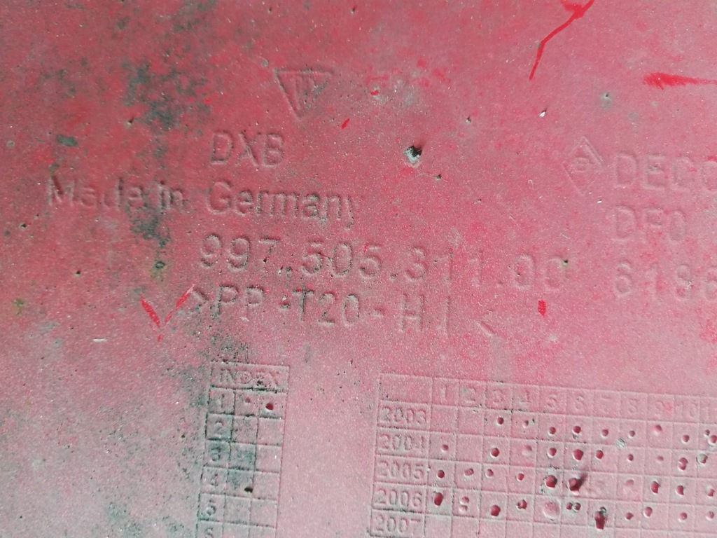 фото №9, Бампер перед передний porsche 911 997 омыватель