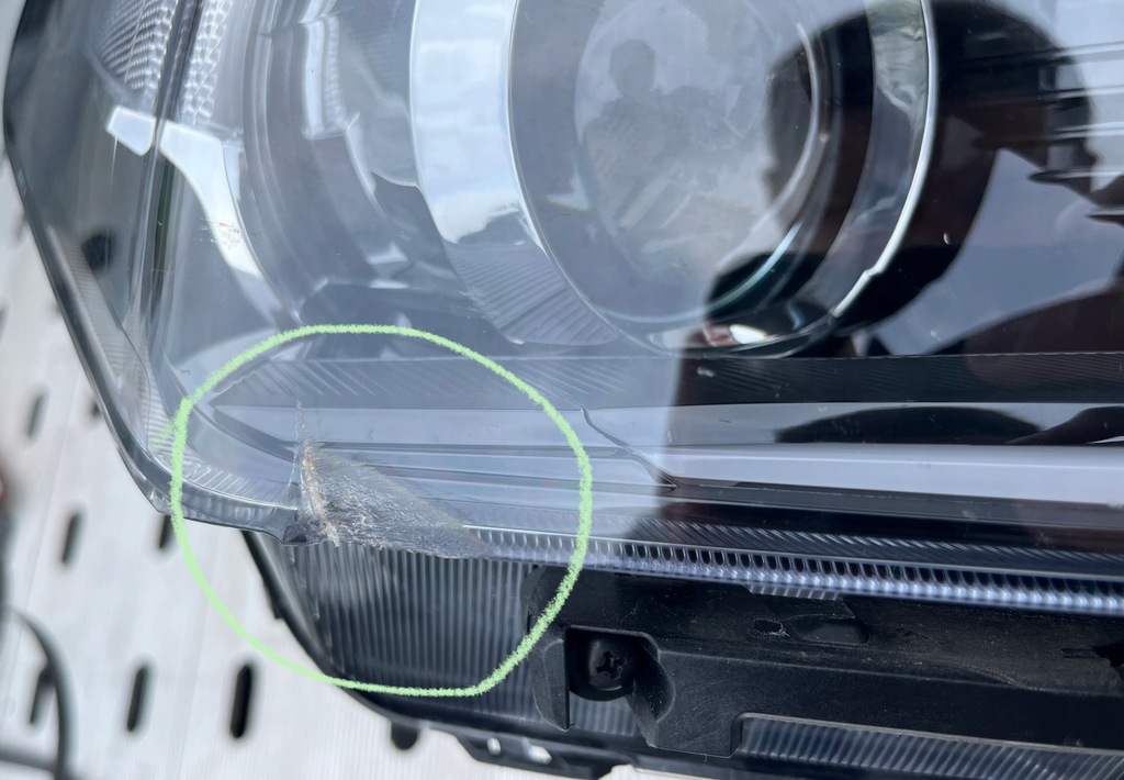 фото №10, Лампа правая передняя hyundai ioniq ксенон led niebieska