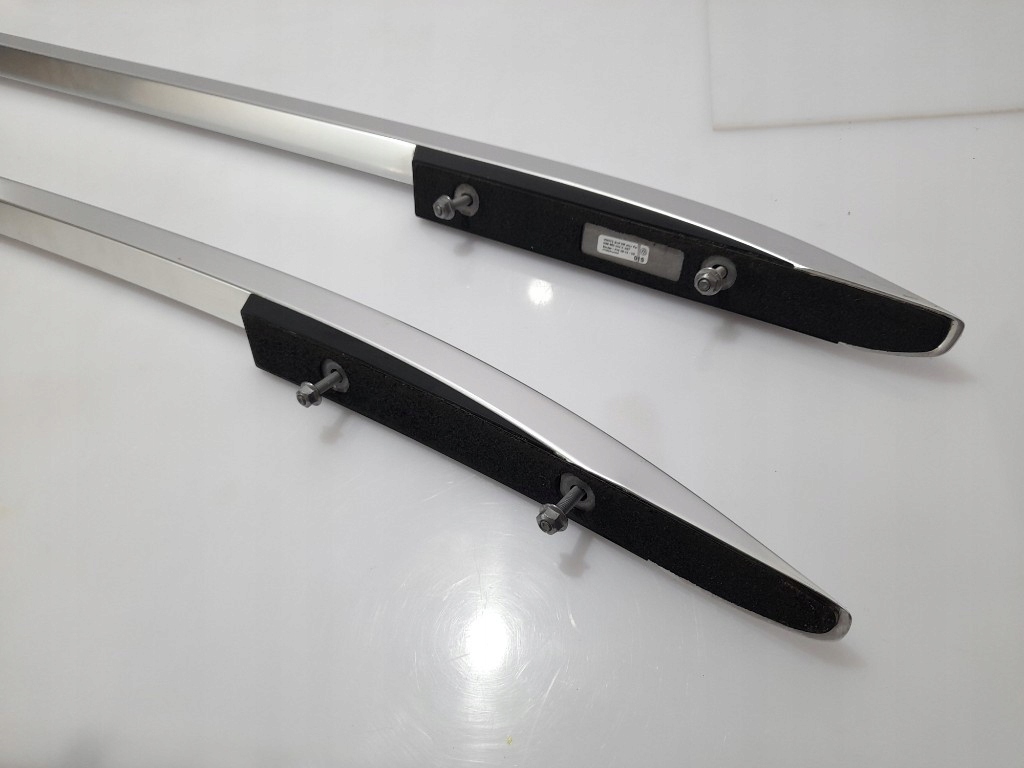 Vw golf vii 2014r рейлінги дахові сріблястий комплект ліве + правий super стан Оригінал