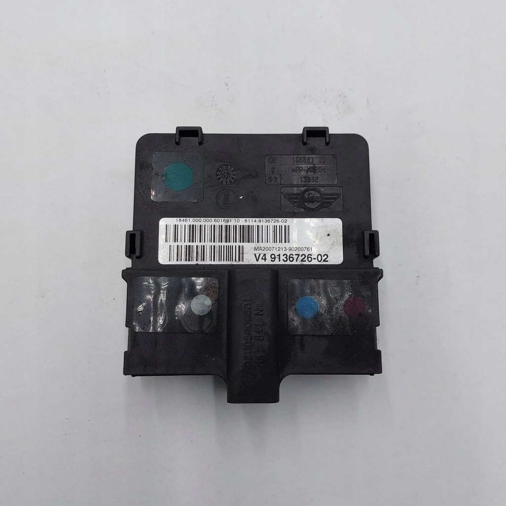 фото №1, Mini one - cooper clubman r55 предохранитель / реле аккумулятор 9136726