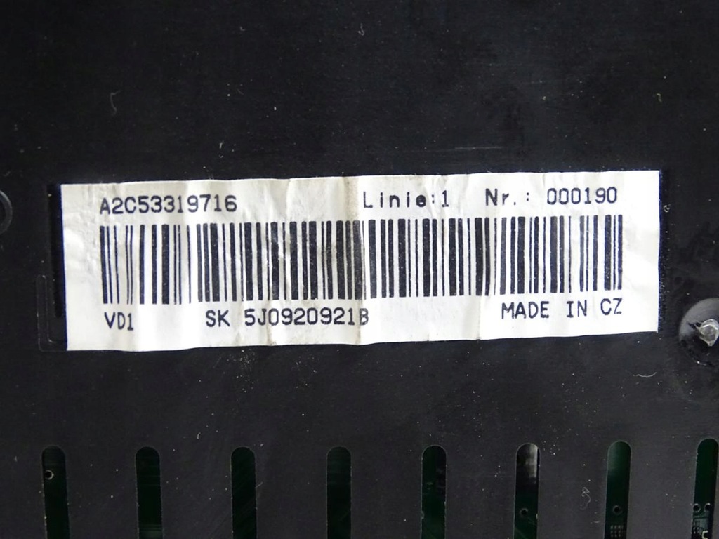 фото №8, Счетчик приборы skoda roomster 1.6 16v 06-2015 bts