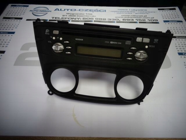 фото №1, Nissan almera n16 радіо радіопрогравач cd