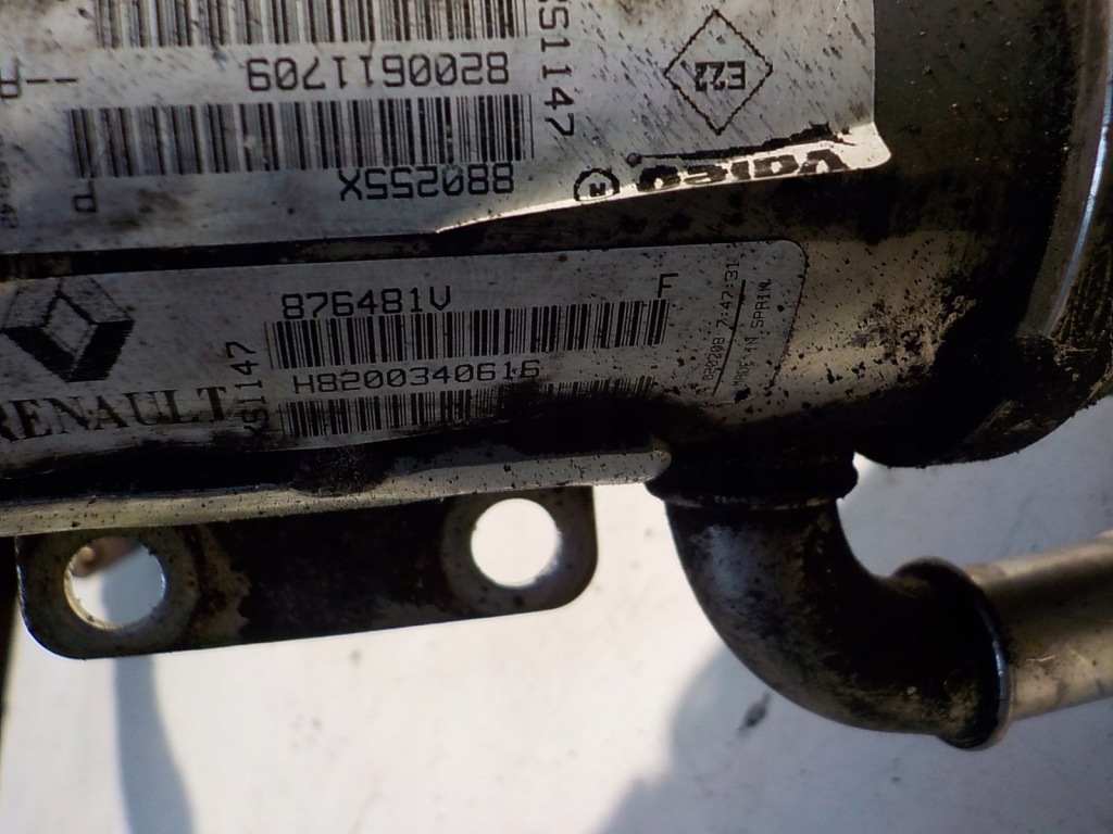 фото №6, Trafic ii 2.0 dci радіатор вихлопних газів egr 8200611709 дросельна заслінка