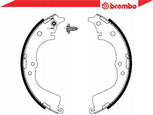 фото №2, Brembo s 83 537 набір колодка гальмівних