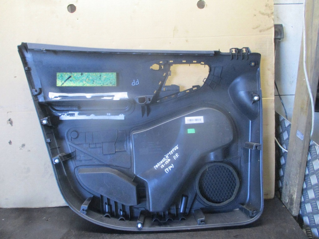 фото №7, Обшивка дверь правый перед peugeot partner iii tepee 12-15r 9681235177