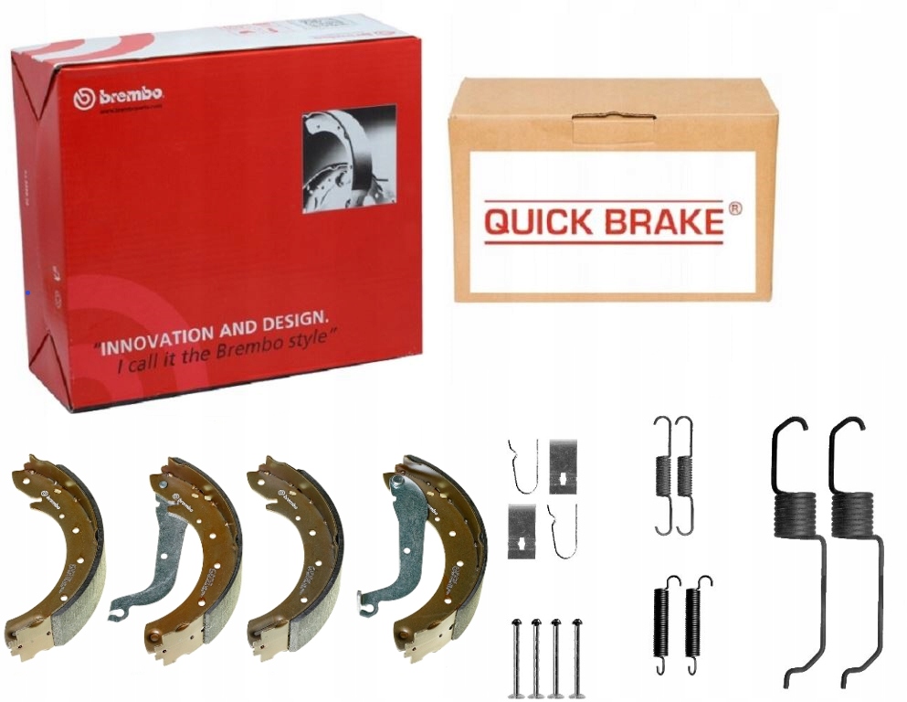 фото №1, Тормозные колодки+ пружины ford maverick 2.0/2.4/2.7 1993-